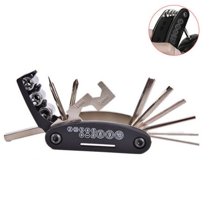 WHEEL UP Wholesale Multifunction 16 in 1 Pocket Mini Portable Bike Bicycle Screwdriver Repair Cycling Tools Kit