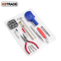 16PCS DIY Watch Repair Tool Kit,Watch Band Pin Remover Case Opener Needle-Nose Pliers Slotted Screwdriver Tools Kit